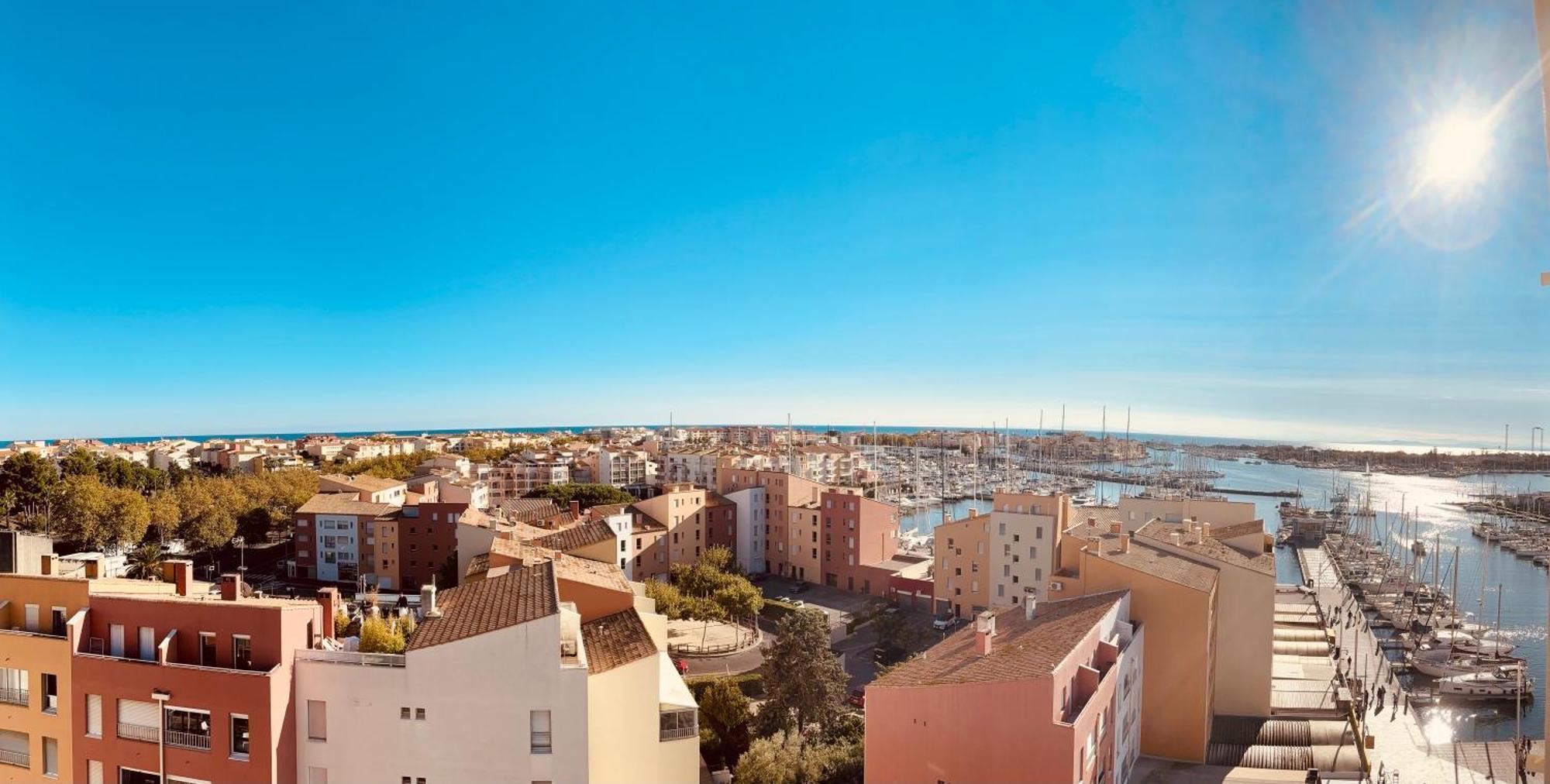 Centre Port,Vue Panoramique,Clim,Balcon,Wifi Apartment Agde Exterior photo